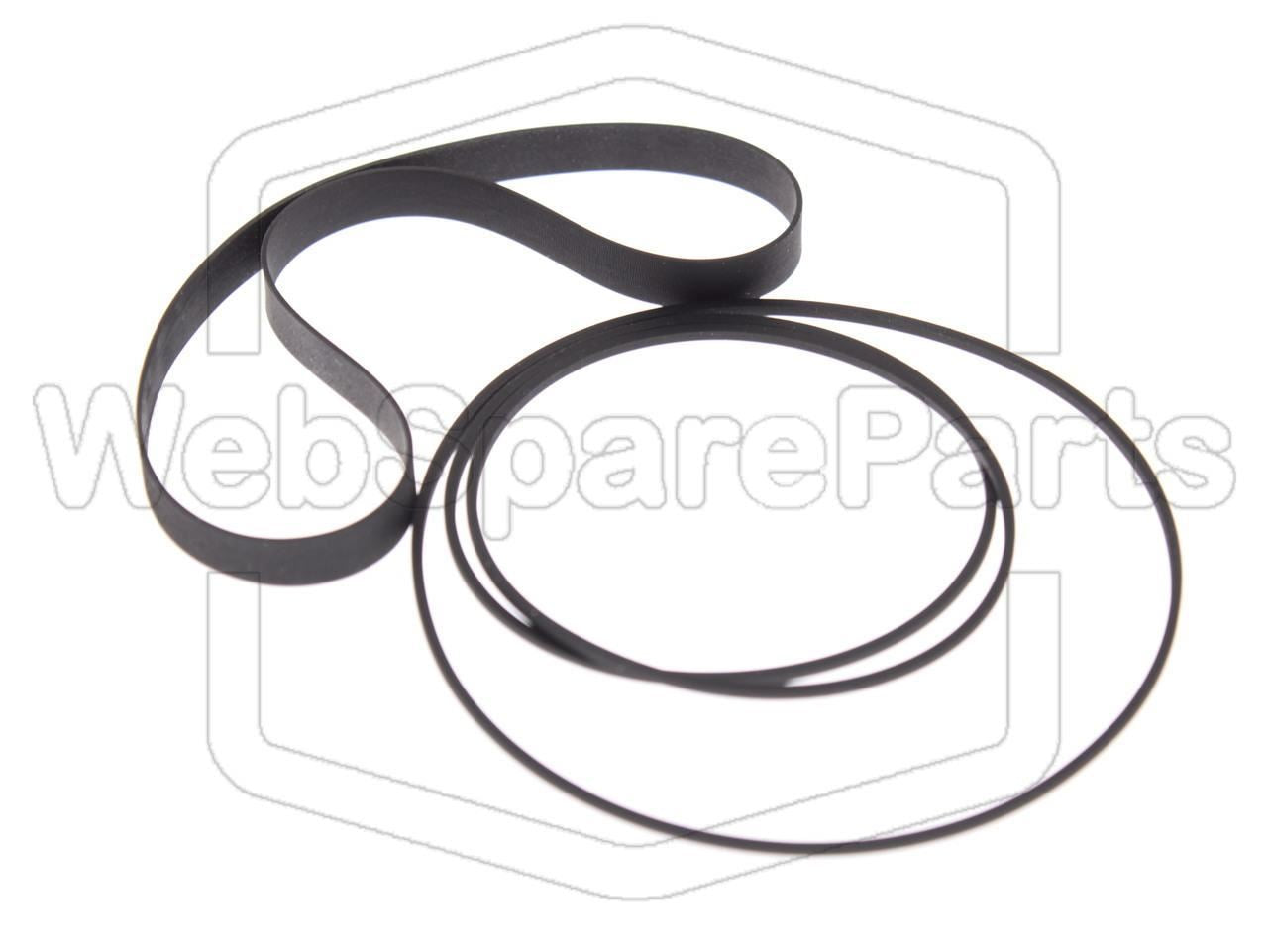 Kit cinghie per piastra a cassette stereo Kenwood KX-830