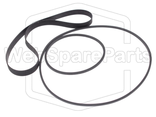 Kit cinghie ricambio per restaurazione piastra cassette vintage Pioneer CT-5