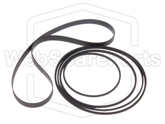 Kit cinghie ricambio per doppia piastra cassette Kenwood KX-65CW