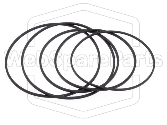 Kit cinghie ricambio per restaurazione piastra cassette vintage Sony TC-W310