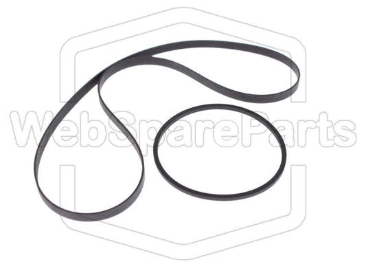 Kit cinghie ricambio per restaurazione piastra cassette vintage Grundig CNF 350