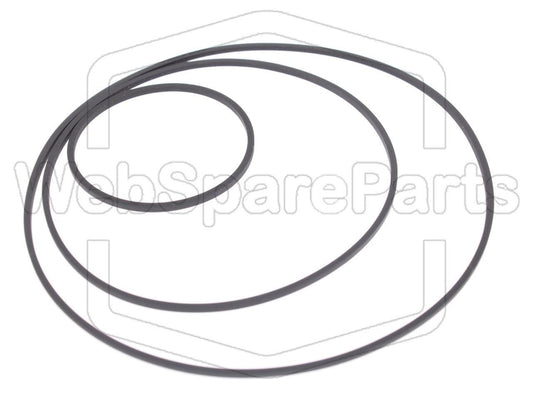 Kit cinghie ricambio per restaurazione piastra cassette vintage Pioneer CT-5151