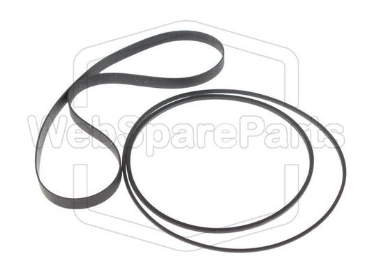 Kit cinghie ricambio per restaurazione piastra cassette vintage Pioneer CT-S210