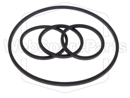 Kit cinghie ricambio per videoregistratore a cassetta Orion VH-895 RC