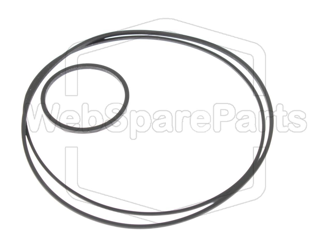 Kit cinghie ricambio per restaurazione piastra cassette vintage Philips 22AH967