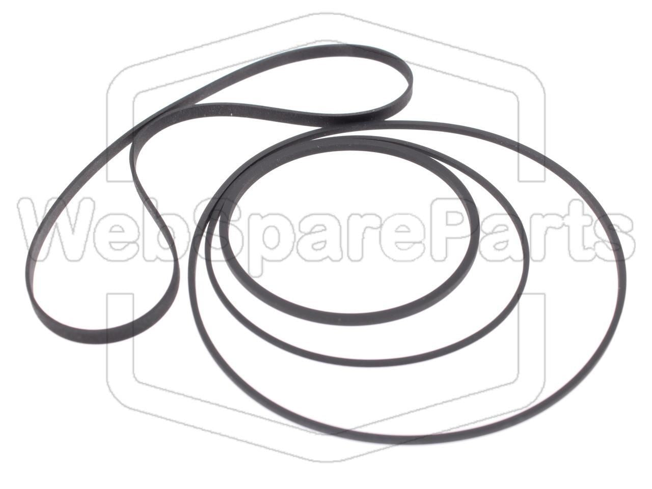 Kit cinghie ricambio per restaurazione piastra cassette vintage Pioneer SK-353L