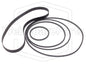 Kit cinghie ricambio per restaurazione piastra cassette vintage Luxman K-210