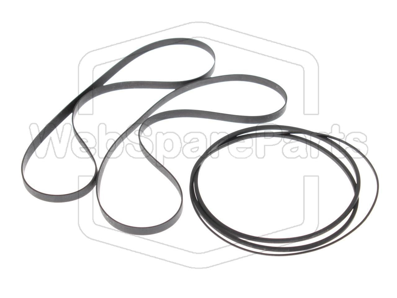 Kit cinghie ricambio per doppia piastra cassette Pioneer CT-1270WR