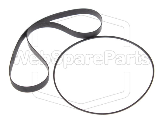 Kit cinghie ricambio per restaurazione piastra cassette vintage Pioneer CT-50R