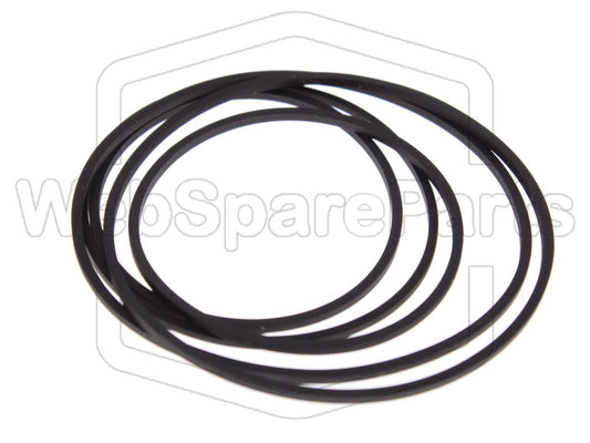 Kit cinghie ricambio per doppia piastra cassette Aiwa AD-WX333