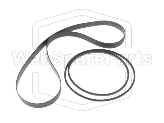 Kit cinghie ricambio per restaurazione piastra cassette vintage Pioneer CT-F1050