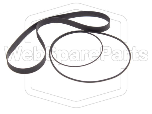 Kit cinghie ricambio per restaurazione piastra cassette vintage Pioneer CT-F8282