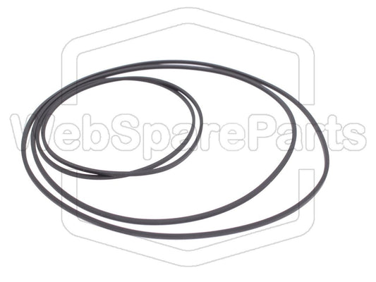 Kit cinghie ricambio per doppia piastra cassette Philips FW46