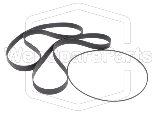 Kit cinghie ricambio per doppia piastra cassette Sony TC-W7R