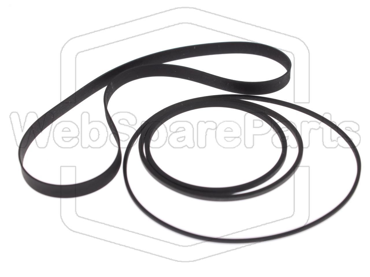 Kit cinghie ricambio per restaurazione piastra cassette vintage Sony LBT-V10