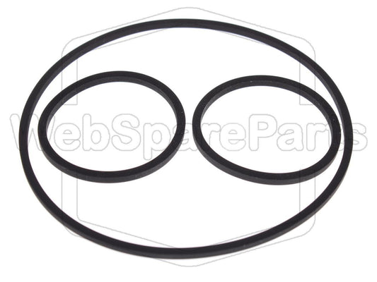 Kit cinghie ricambio per videoregistratore a cassetta Mitsubishi HS-E10 G