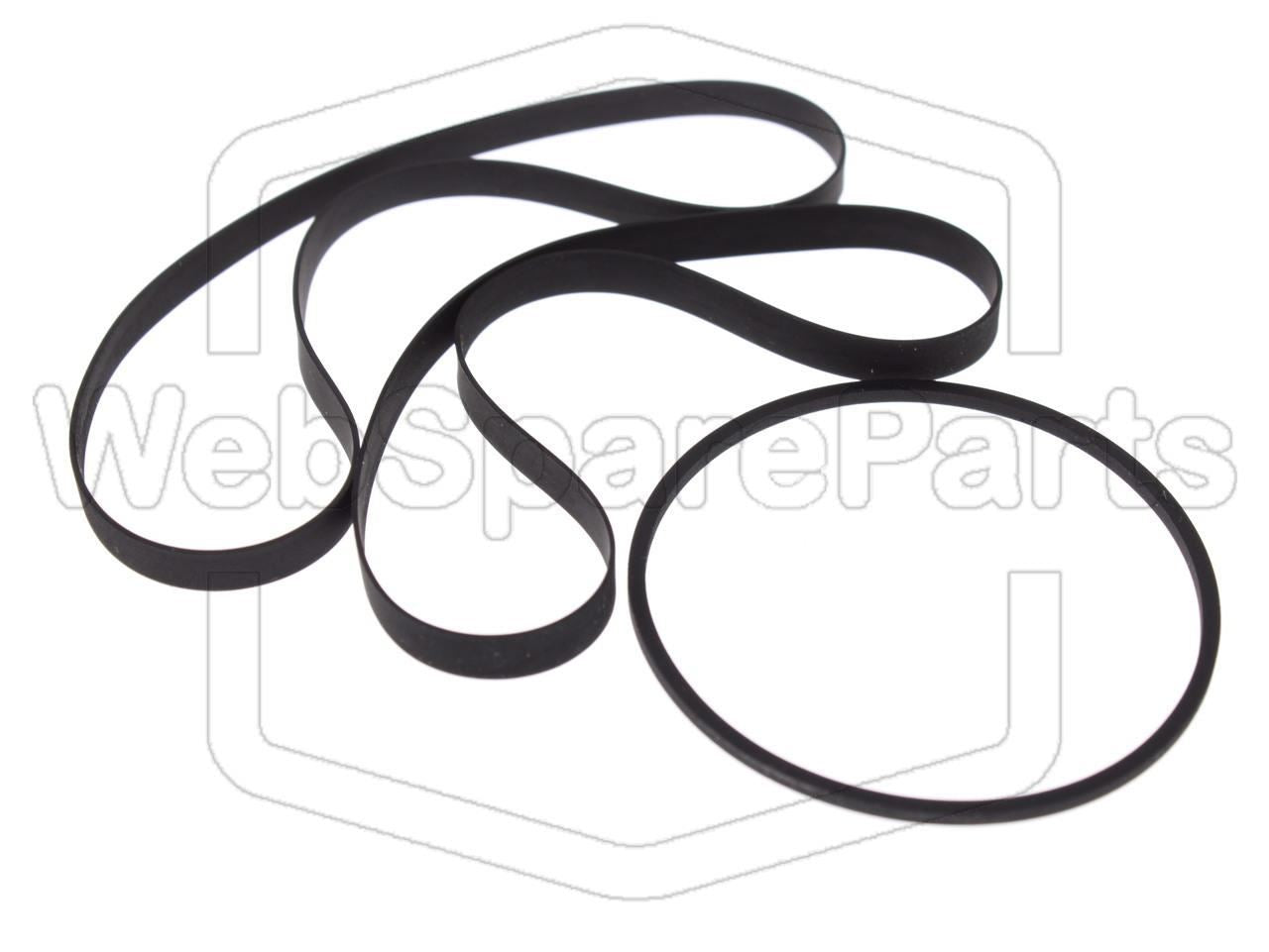 Kit cinghie ricambio per restaurazione piastra cassette vintage Sansui D-75CW