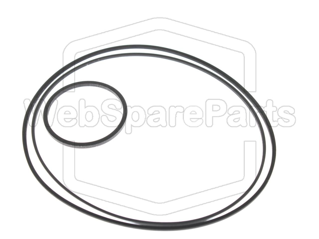 Kit cinghie ricambio per restaurazione piastra cassette vintage Philips 22RH943