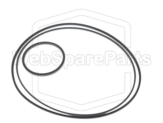 Kit cinghie ricambio per restaurazione piastra cassette vintage Philips 22RH943