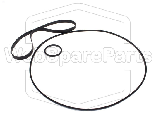 Kit cinghie ricambio per videoregistratore a cassetta Schneider SVC-475 RC