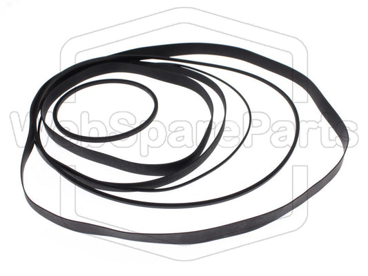 Kit cinghie ricambio per videoregistratore a cassetta NEC PVC-2400 Betamax