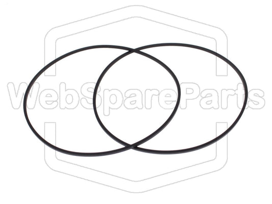 Kit cinghie ricambio per doppia piastra cassette Pioneer CT-P720WR