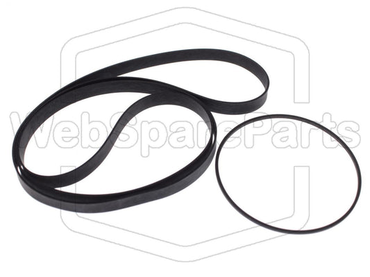 Kit cinghie ricambio per giradischi Mitsubishi Z-20