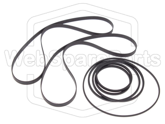 Kit cinghie ricambio per doppia piastra cassette Pioneer CT-1060W