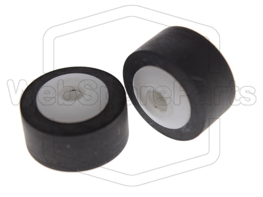 Rulli di pressione (pinch rollers) per piastra cassette Pioneer RX-1182