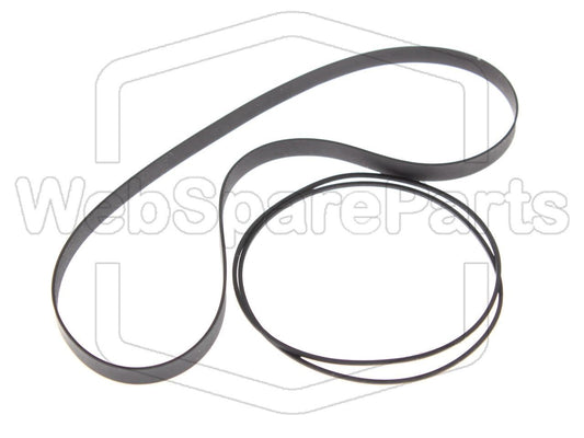 Kit cinghie ricambio per restaurazione piastra cassette vintage Toshiba PC-X60AD