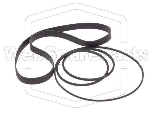 Kit cinghie ricambio per restaurazione piastra cassette vintage Pioneer CT-F700