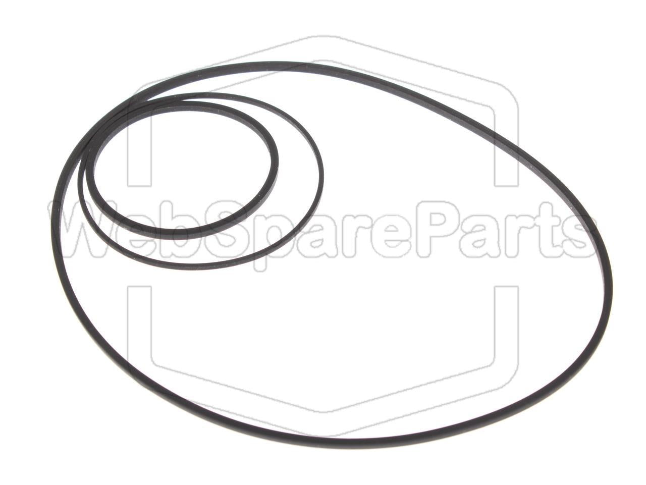 Kit cinghie ricambio per restaurazione piastra cassette vintage Pioneer KH-818