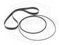 Kit cinghie ricambio per restaurazione piastra cassette vintage Kenwood KX-603
