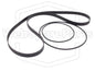 Kit cinghie ricambio per restaurazione piastra cassette vintage Dual C-818