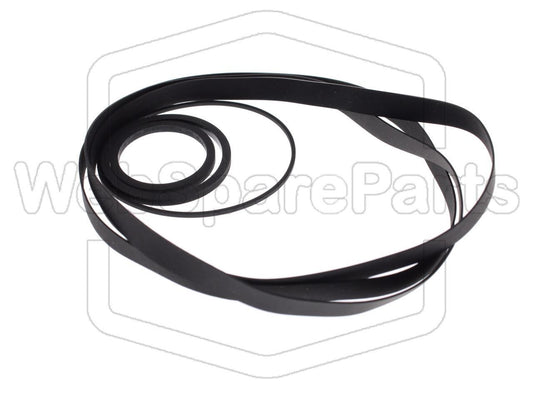 Kit cinghie ricambio per videoregistratore a cassetta Sharp VC-9700