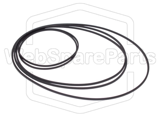 Kit cinghie ricambio per doppia piastra cassette Aiwa CUD-DN858