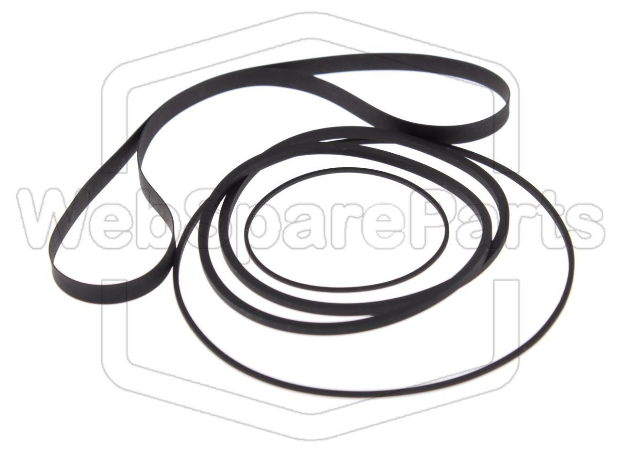 Kit cinghie ricambio per restaurazione piastra cassette vintage Pioneer CT-F605