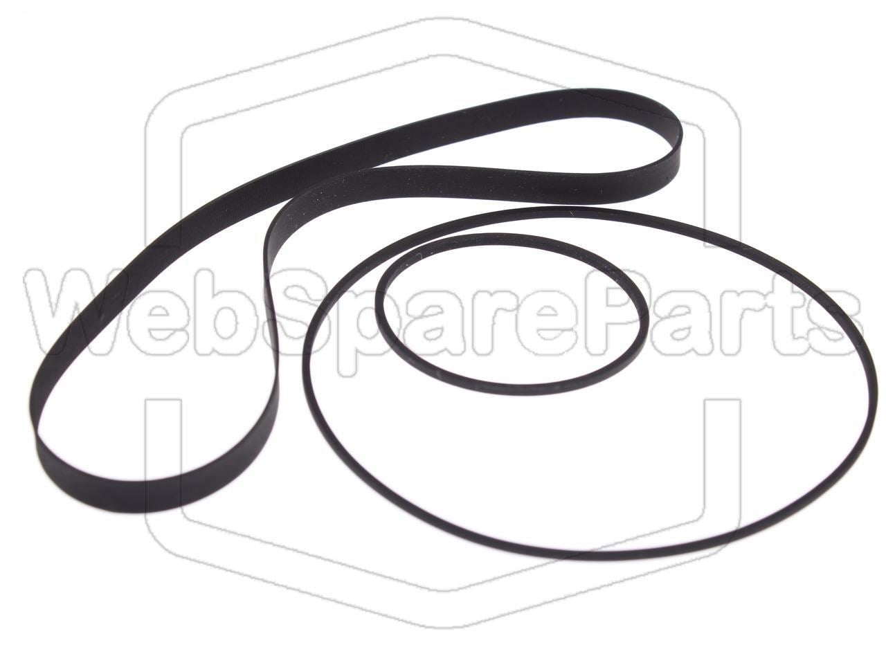 Kit cinghie ricambio per restaurazione piastra cassette vintage Sony TC-K55