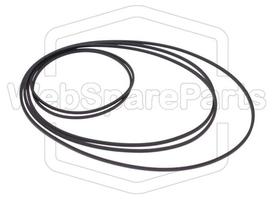 Kit cinghie ricambio per doppia piastra cassette Aiwa CX-NHMA86