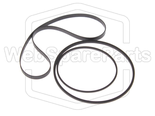 Kit cinghie ricambio per restaurazione piastra cassette vintage Kenwood XS-E7/G