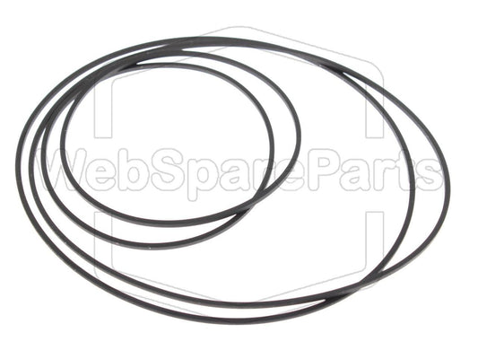 Kit cinghie ricambio per doppia piastra cassette Pioneer XR-P740M