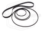 Kit cinghie ricambio per restaurazione piastra cassette vintage Kenwood KX-50
