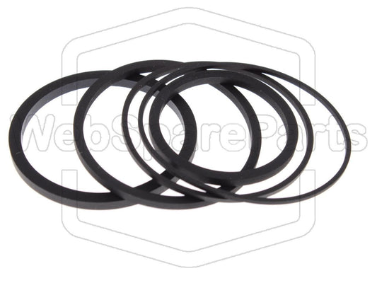 Kit cinghie ricambio per videoregistratore a cassetta Fisher VBR-330 Betamax