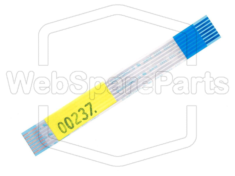 7 Pins Inverted Flat Cable L=81.17mm W=10.10mm