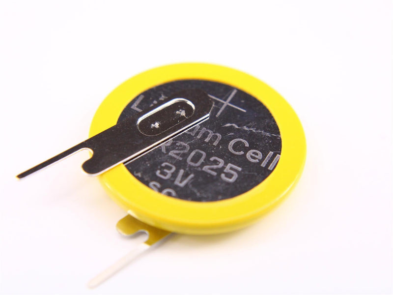 Button Lithium Battery With Pins CR2025 3.0V