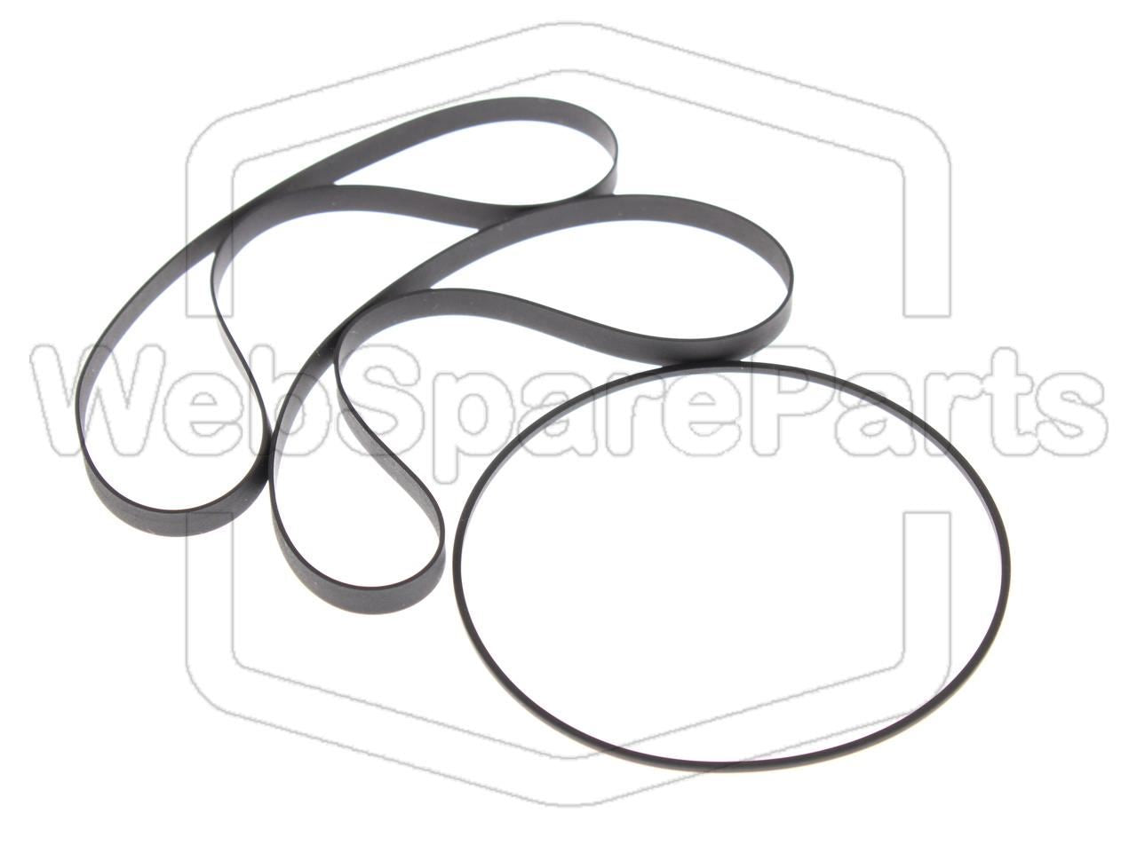 Kit cinghie ricambio per doppia piastra cassette Sony LBT-V11W