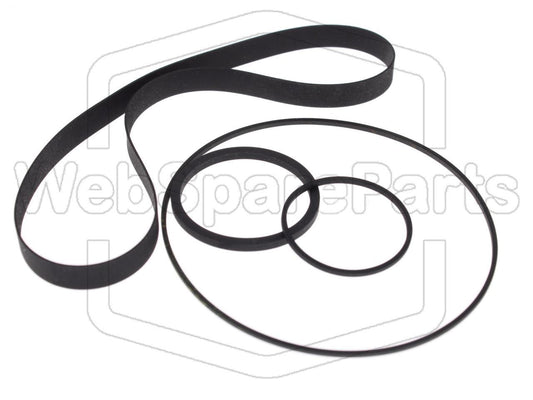 Kit cinghie ricambio per videoregistratore a cassetta Sharp VC-3300
