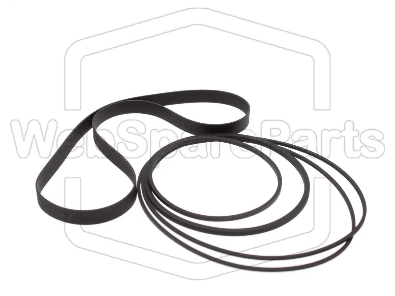 Kit cinghie ricambio per restaurazione piastra cassette vintage Sansui SC-5100