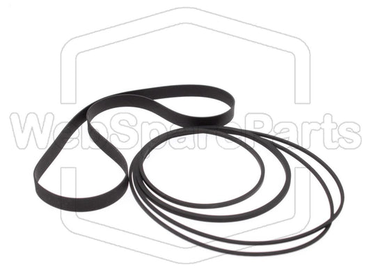 Kit cinghie ricambio per restaurazione piastra cassette vintage Sansui SC-5100