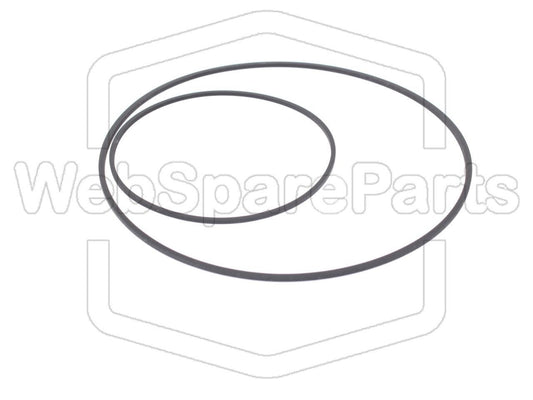 Kit cinghie ricambio per autoradio cassette Philips AC720 22AC720